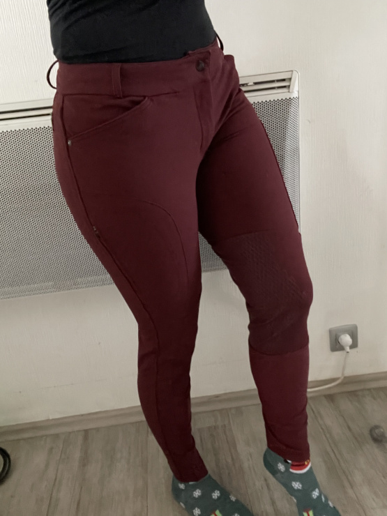 Pantalon équitation Fouganza Bordeaux (42) occasion