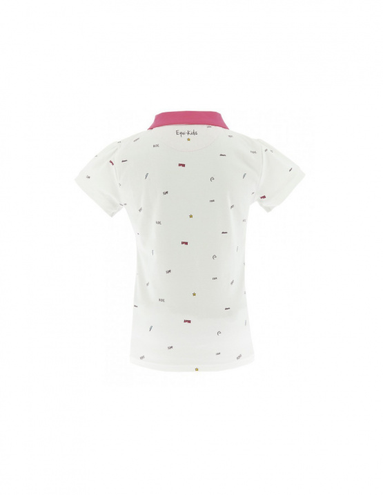 Polo Equi-kids Love blanc (6 ans) neuf occasion