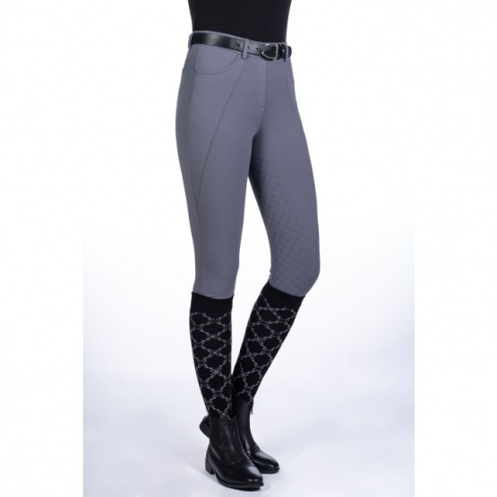 Legging équitation HKM Rosewood gris (40) neuf occasion
