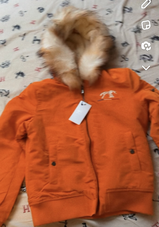 Blouson Pénélope Leprevost orange (L) occasion