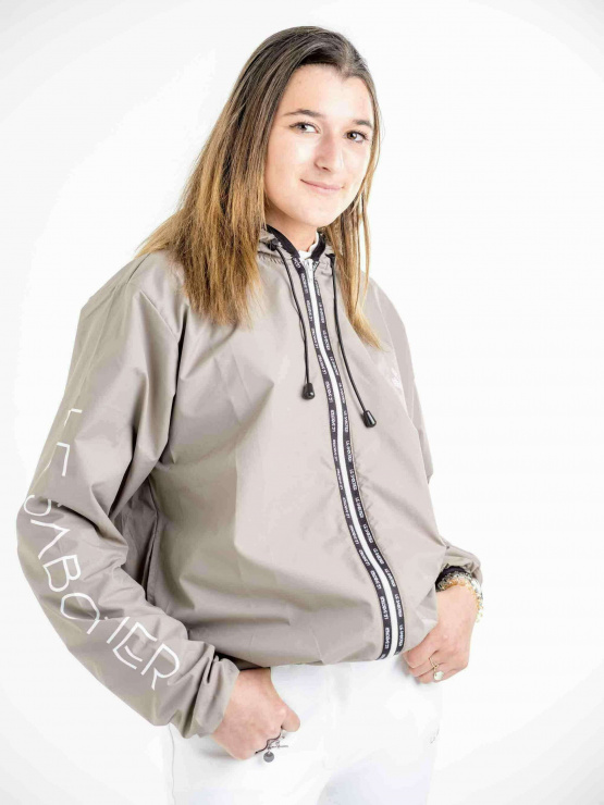 Coupe-vent imperméable Le Sabotier Gaby taupe (M) neuf occasion