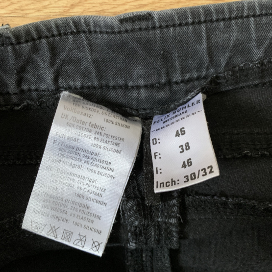 Pantalon Félix Bühler jean grip gris T38 occasion