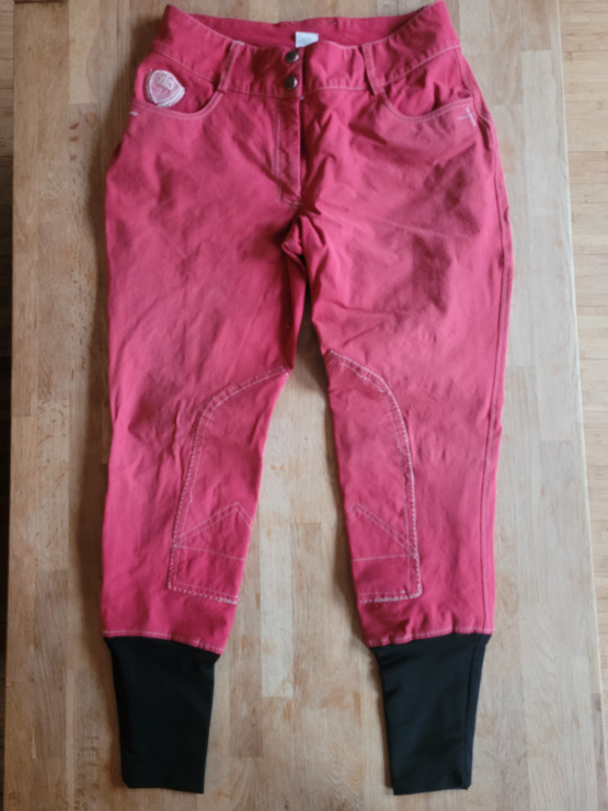 Pantalon équitation Fouganza rouge (40) occasion