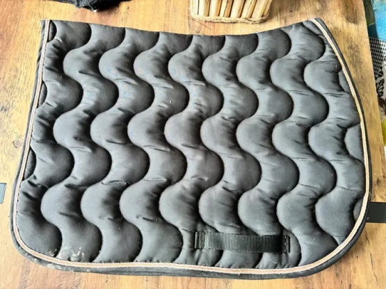 Lot tapis & bonnet Pénélope Leprevost noir (cheval) occasion