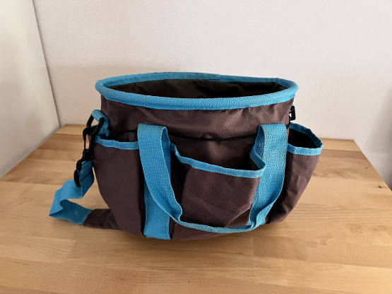 Sac de pansage marron /bleu occasion