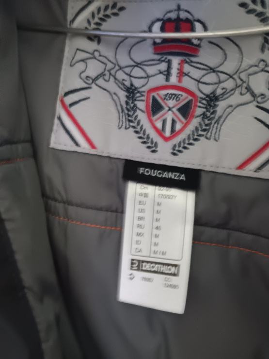 Blouson Fouganza gris (M) neuf occasion