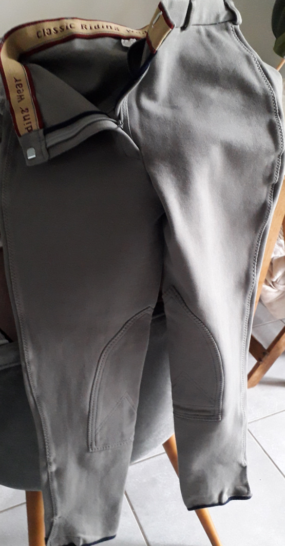 Pantalon Classic Riding gris (42) occasion