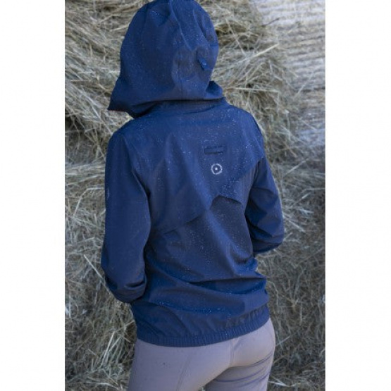 Blouson de pluie Equitheme Eliza marine (S) neuf occasion
