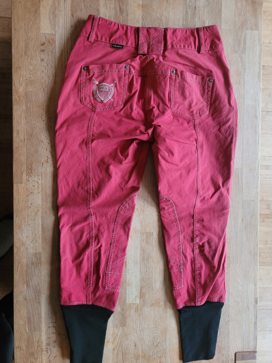 Pantalon équitation Fouganza rouge (40) occasion