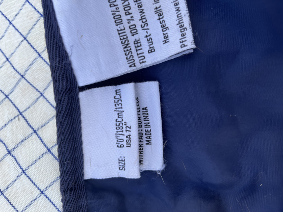 Couverture anti insectes Weatherbeeta kool coat 135 cm occasion