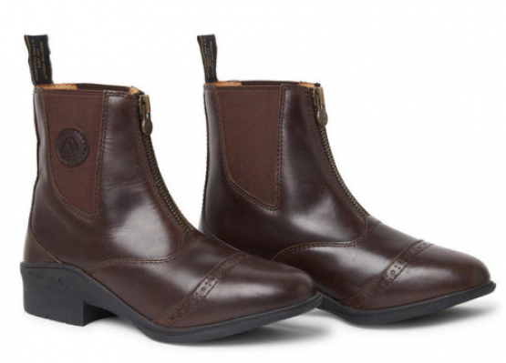Boots Moutain Horse Aurora zip paddock marron (39) neuf occasion