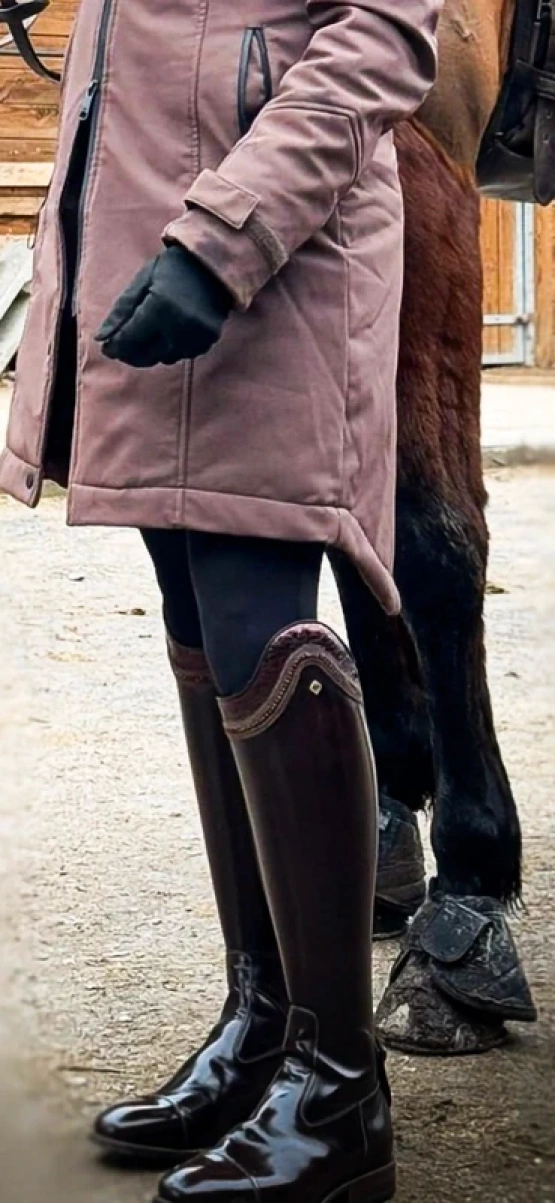 Bottes équitation De Niro cuir marron (38) occasion