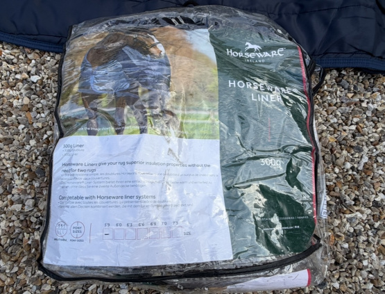 Liner Horseware 300G bleu 125 cm occasion