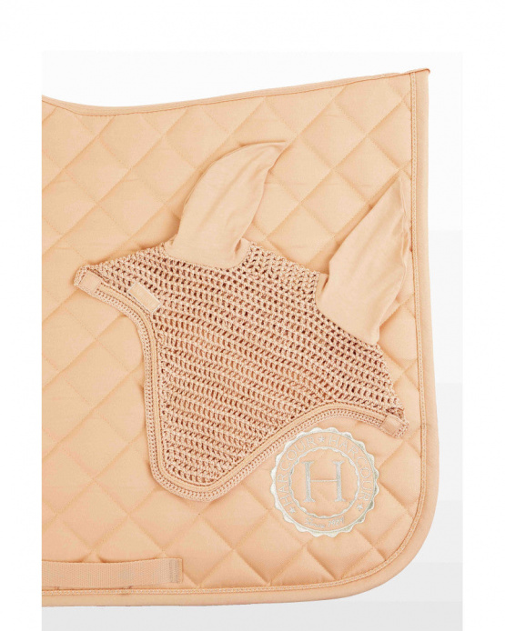 Pack tapis+bonnet Harcour sunny/funny abricot (cheval) neuf occasion