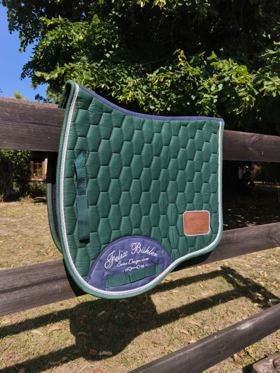 Tapis de selle Felix Bühler vert (cheval) occasion