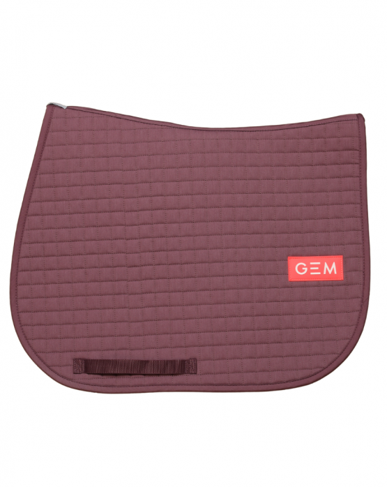 Tapis de selle Gem Leo prune (neuf) occasion