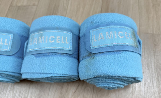 Bandes de polo Lamicell bleu *4 (cheval) occasion Bandes de polo Lamicell bleu *4 (cheval) occasion