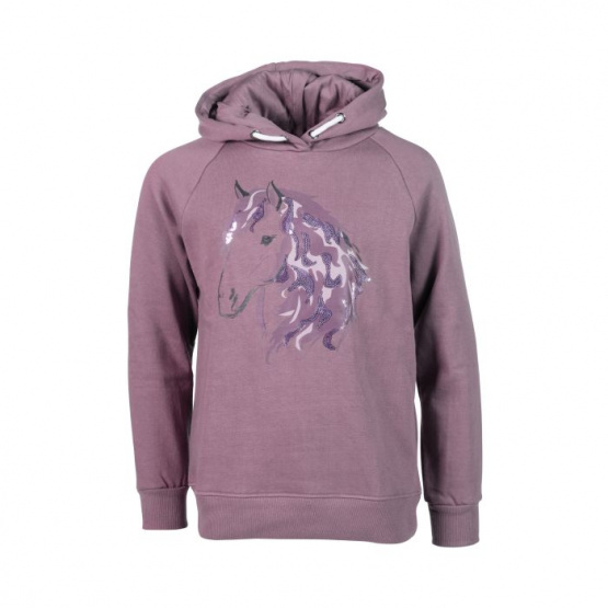 Sweat HKM Alva mauve (4 ans) neuf occasion