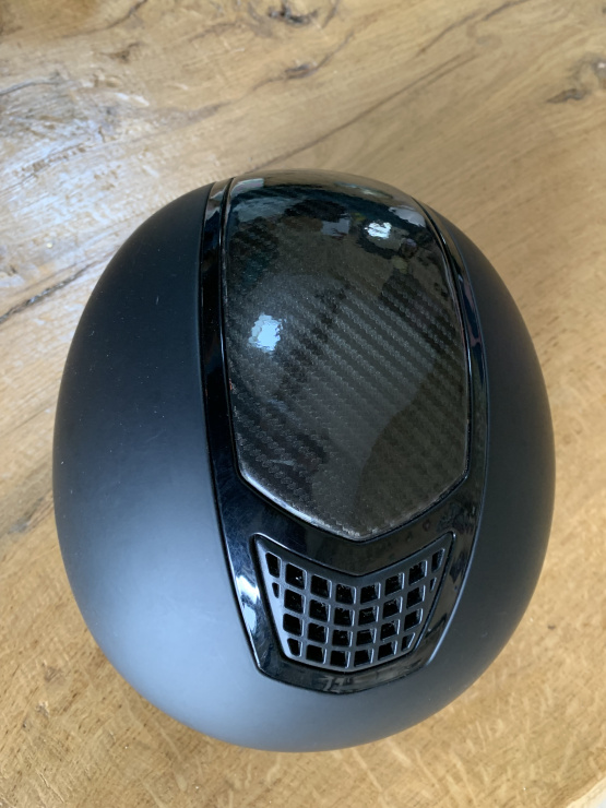 Casque équitation Equithème noir (53-55) occasion