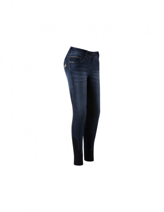 Pantalon équitation jean Equithème texas bleu (34) neuf occasion