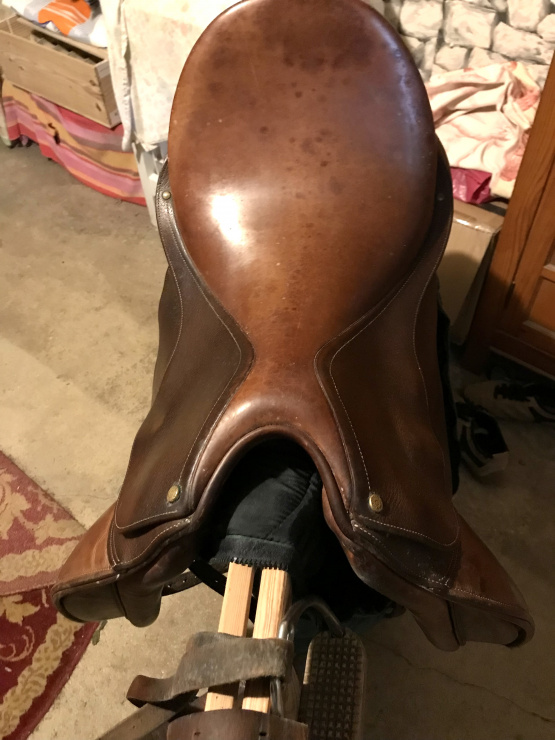 Selle dressage Delgrange 17,5 pouces occasion