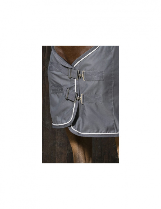 Couverture Equithème chic noir 125 cm (neuf) occasion