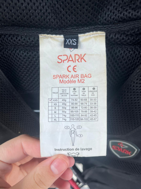 Gilet airbag cavalier Spark M2 (XXS) occasion