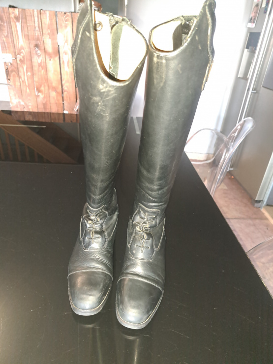 Bottes équitation Equithème T36 occasion