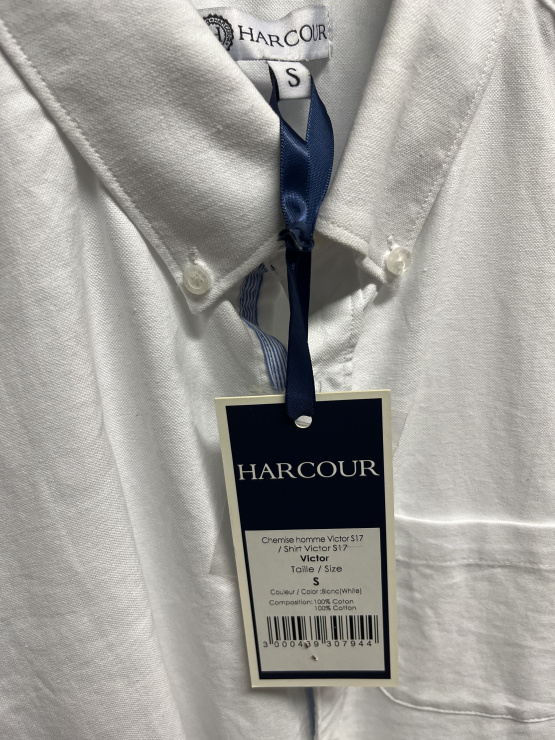 Chemise concours Harcour blanc (S) neuf occasion