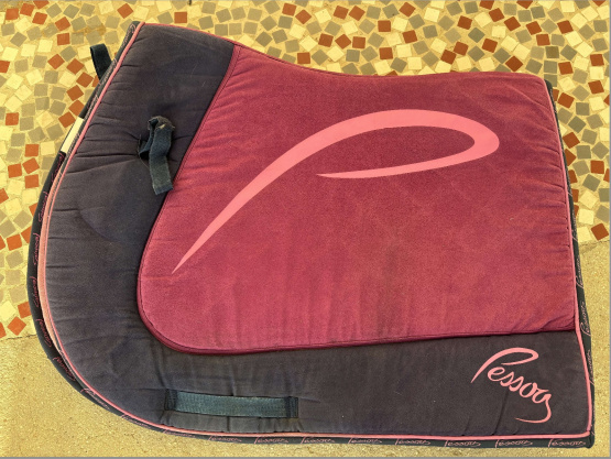 Tapis de selle Pessoa bordeaux (cheval) occasion