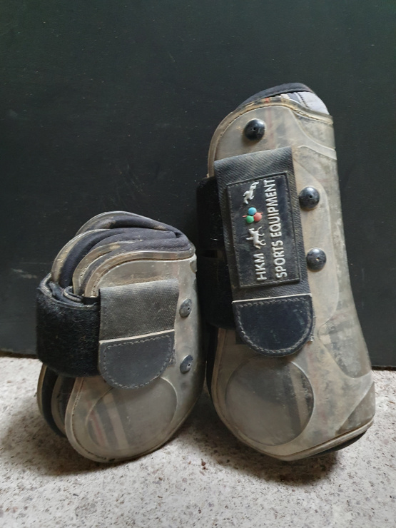 Guêtres et protège boulets HKM Check Gris occasion