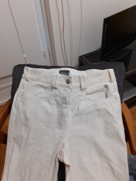Pantalon concours équitation Pikeur blanc (36) occasion