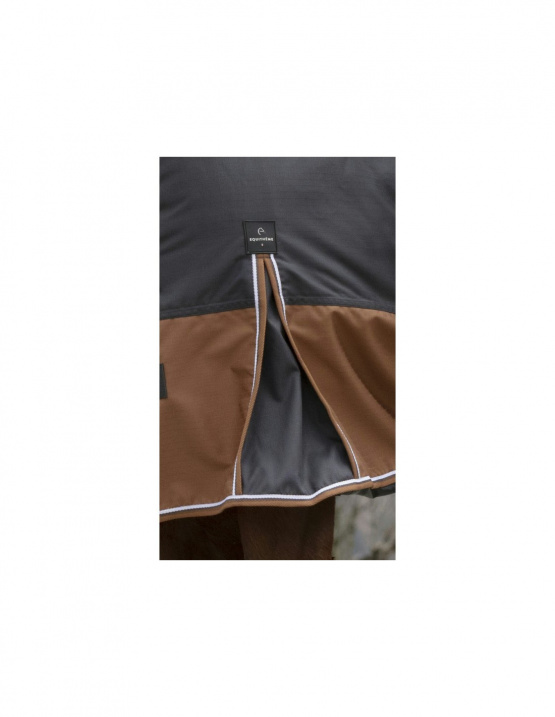 Couverture Equithème tyrex 600d aisance gris 120 cm (neuf) occasion