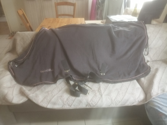 Chemise Equithème polaire gris 135 cm occasion