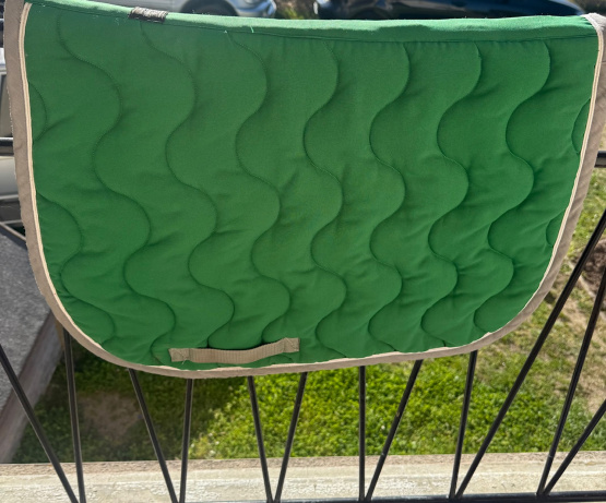 Tapis de selle Paddock Sports vert (cheval) occasion
