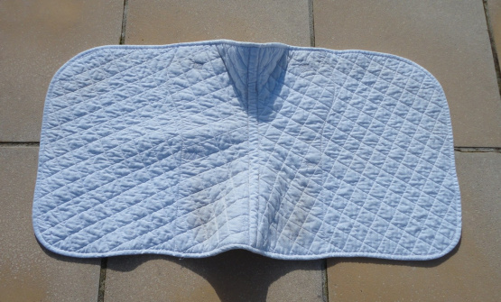 Tapis de selle dressage blanc occasion