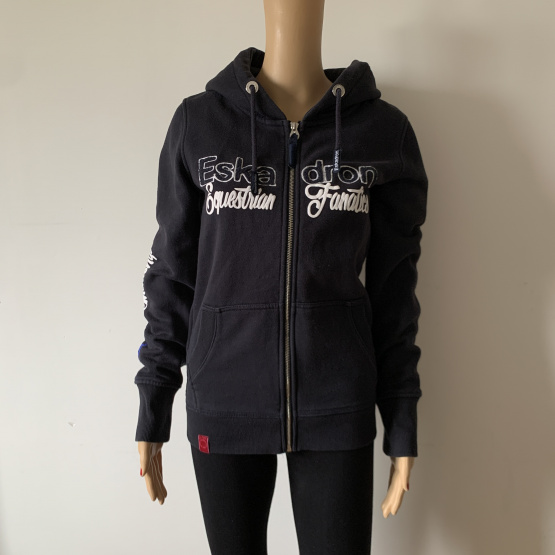 Sweat Eskadron capuche bleu marine  S occasion