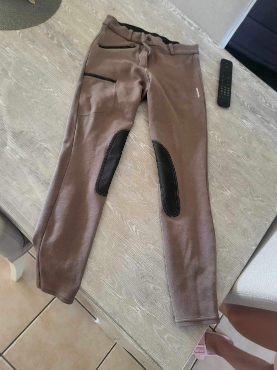 Pantalon équitation Fouganza marron (40) occasion