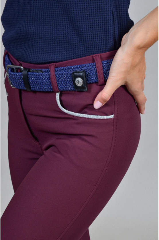 Pantalon équitation Harcour Jaltika violine (36) neuf occasion