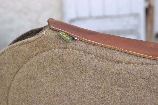 Tapis de selle Ronzon western marron (cheval) occasion