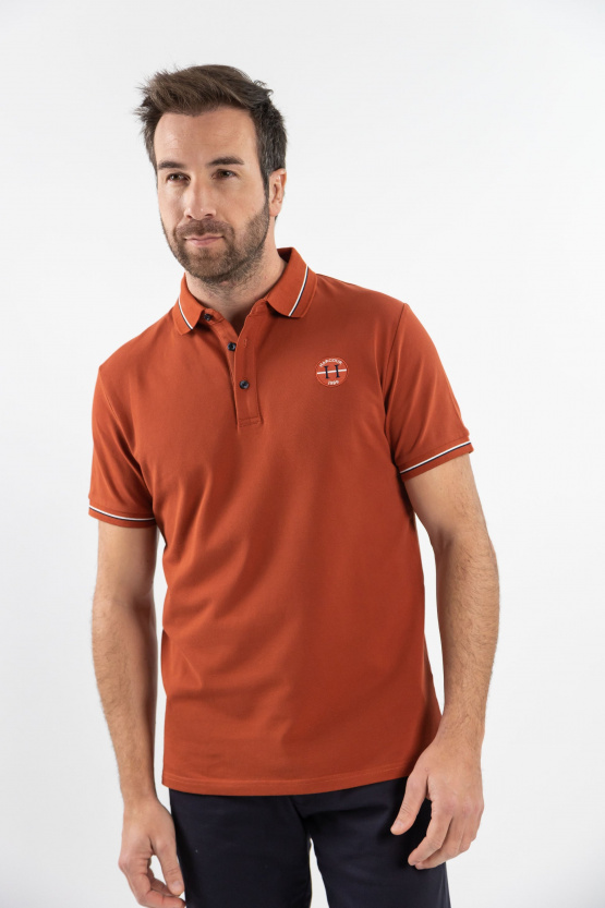 Polo Harcour Pampelonne homme terracotta (S) neuf occasion