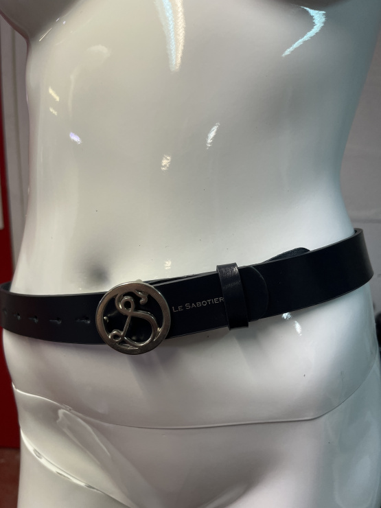 Ceinture Le Sabotier bleu marine (75 cm) neuf occasion