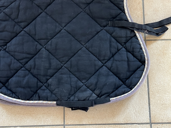 Tapis de selle Equithème noir (poney) occasion