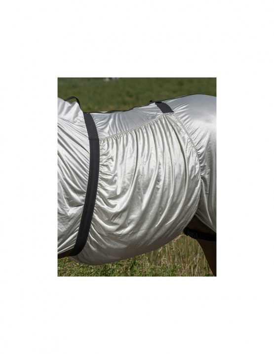 Couverture Equithème anti-eczéma gris 125 cm neuf occasion