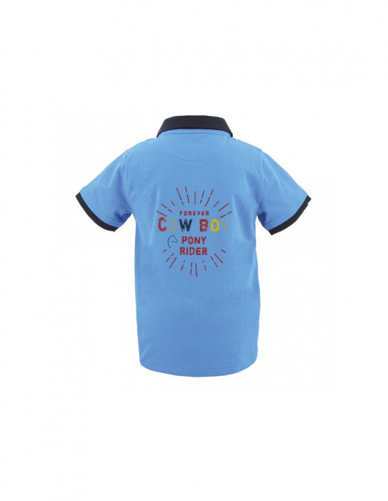 Polo équitation Equi-kids Cowboy bleu (8 ans) neuf occasion