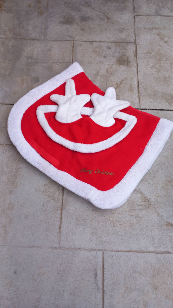 Tapis de selle  & bonnet thème Noël (cheval) occasion