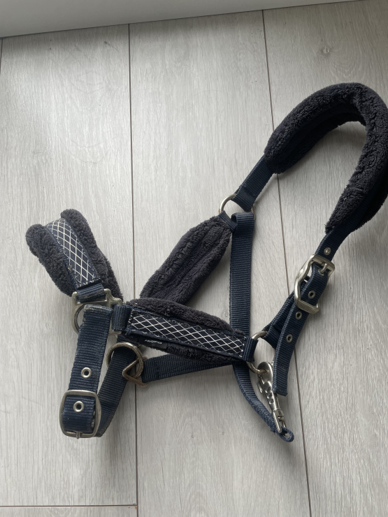 Licol Fouganza mouton synthétique bleu marine (poney) occasion
