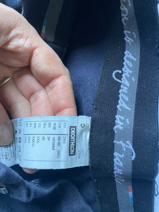 Pantalon équitation Fouganza bleu (10 ans) occasion