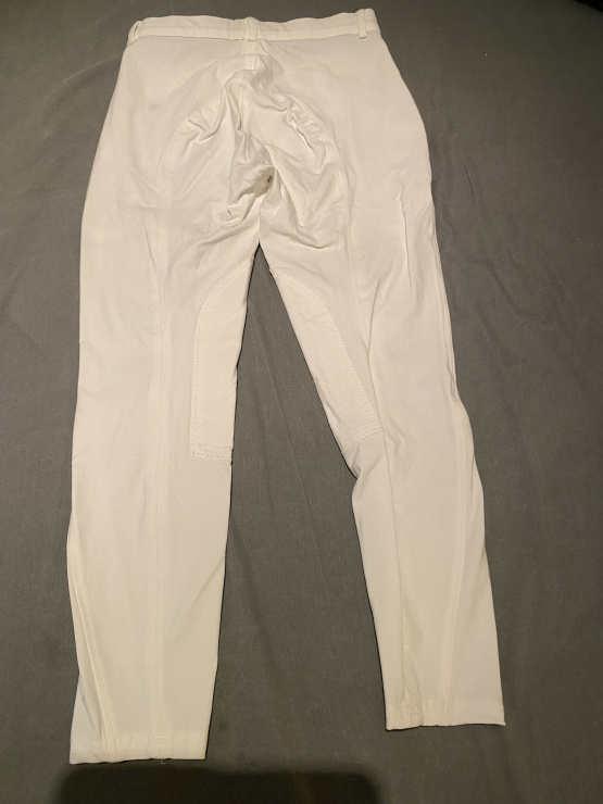 Pantalon équitation concours Komutekir blanc (12 ans) occasion