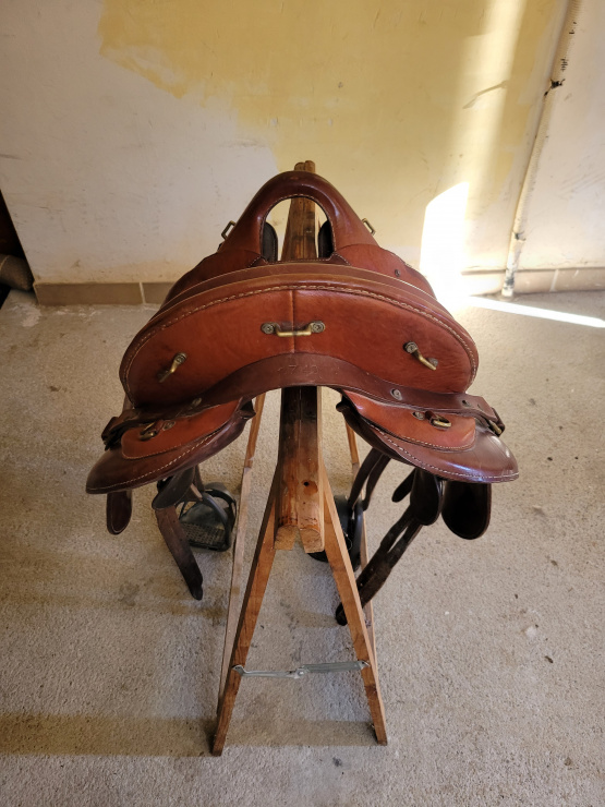 Selle randonnée TH cuir Normande 16 pouces (2010) occasion
